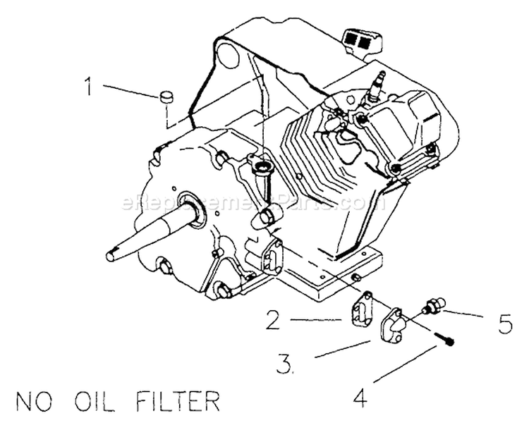Page E Diagram and Parts List for 0765-0  Briggs and Stratton Pressure Washer